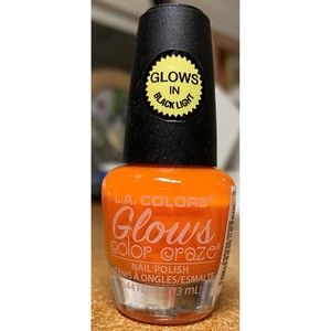 LA Colors Color Craze Glows Nail Polish -13ml 0.44oz-  #68249 Ionize NEW